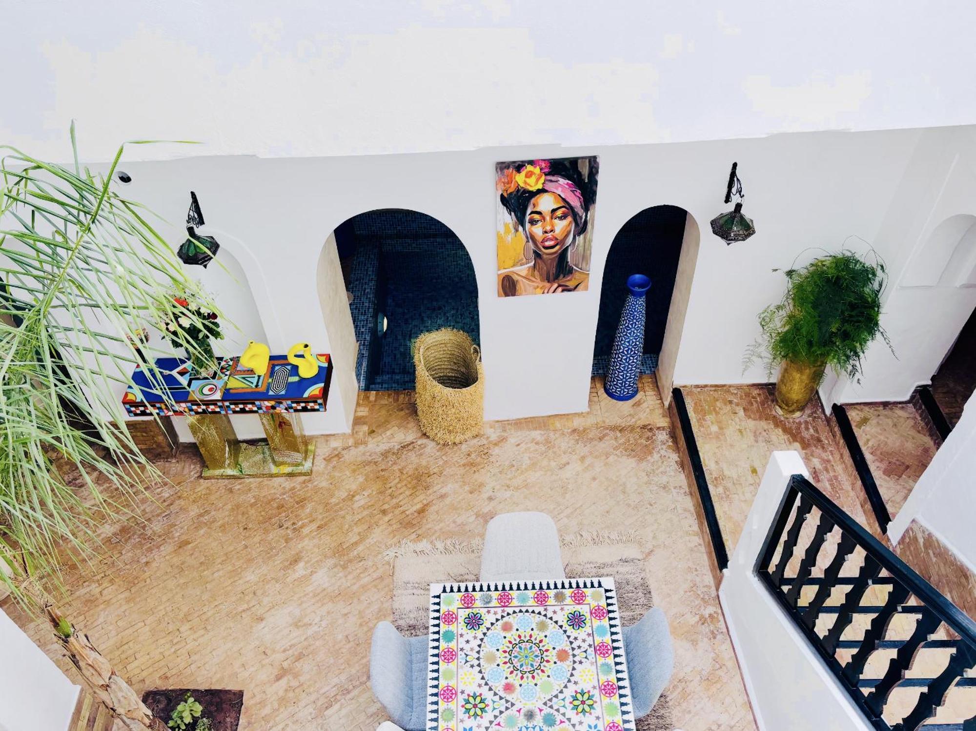 Riad Darna 4 Chambres Avec Piscine Et Petit Dejeuner Marrakesh Exterior photo